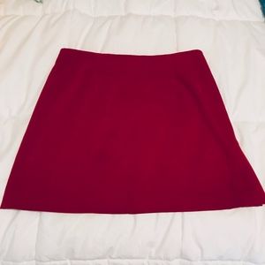 Red mini shirt Size 7